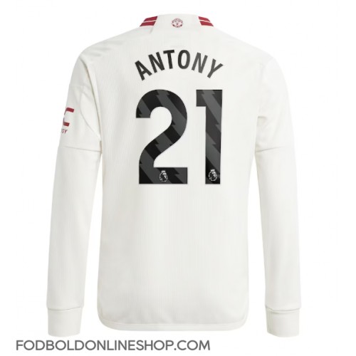Manchester United Antony #21 Tredjetrøje 2023-24 Langærmet